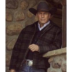 Yellowstone John Dutton Plaid Jacket